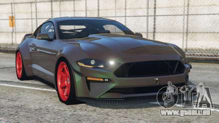 Ford Mustang GT Gray-asparagus pour GTA 5