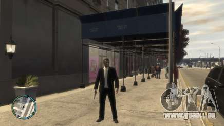 Black and White Unbottoned Suit für GTA 4