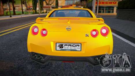 Prior Design Nissan GTR R35 (Widebody Version) pour GTA San Andreas