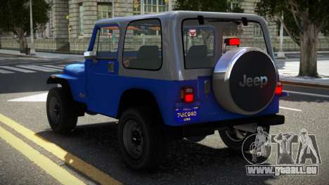 1998 Jeep Wrangler pour GTA 4
