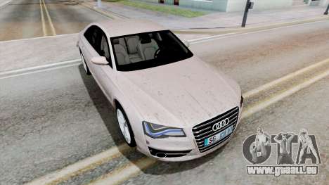 Audi S8 Quill Gray für GTA San Andreas