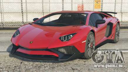 Lamborghini Aventador Imperial Red pour GTA 5